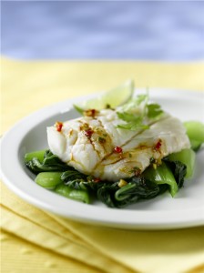 Aromatic Steamed Haddock